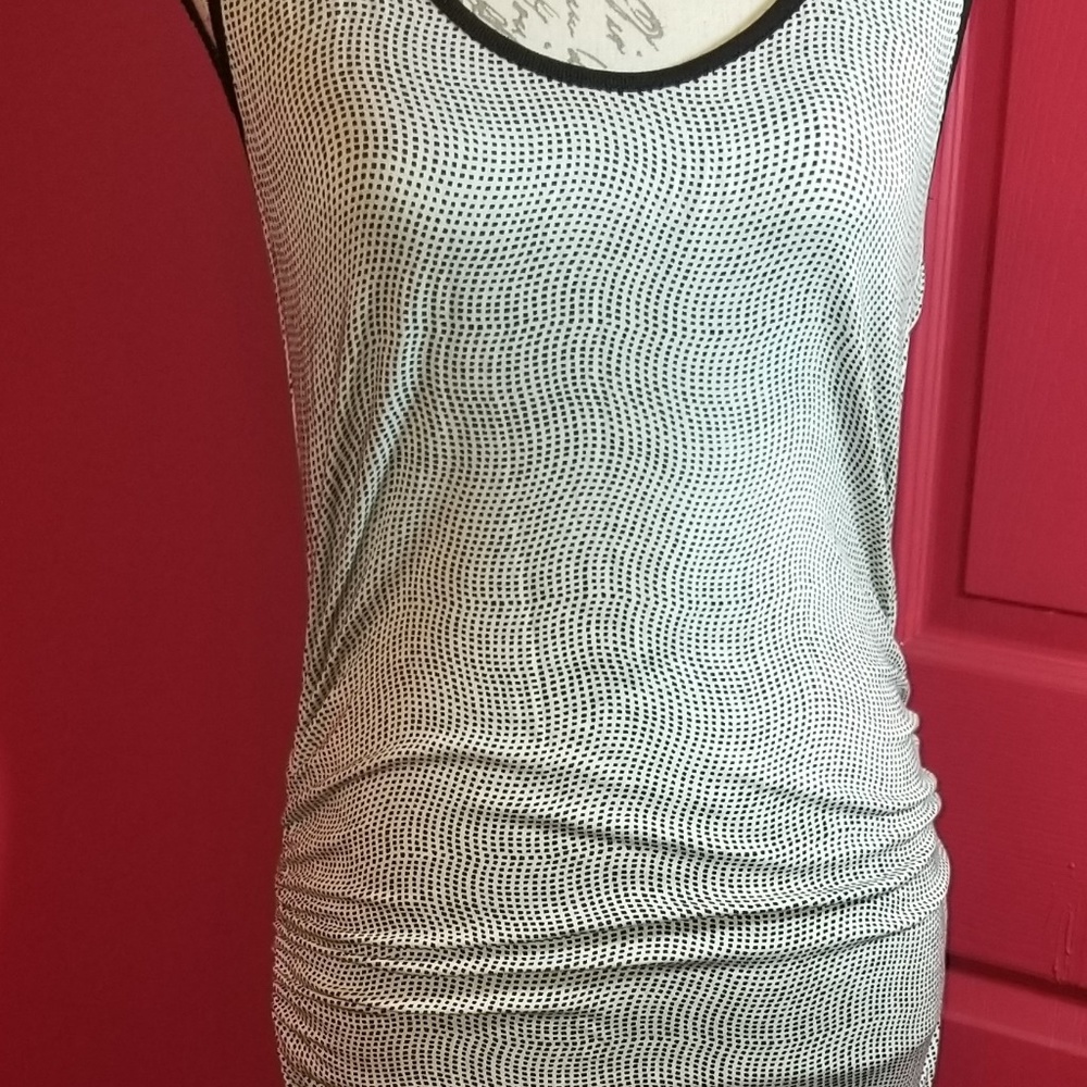 Maxi dress, Black and White